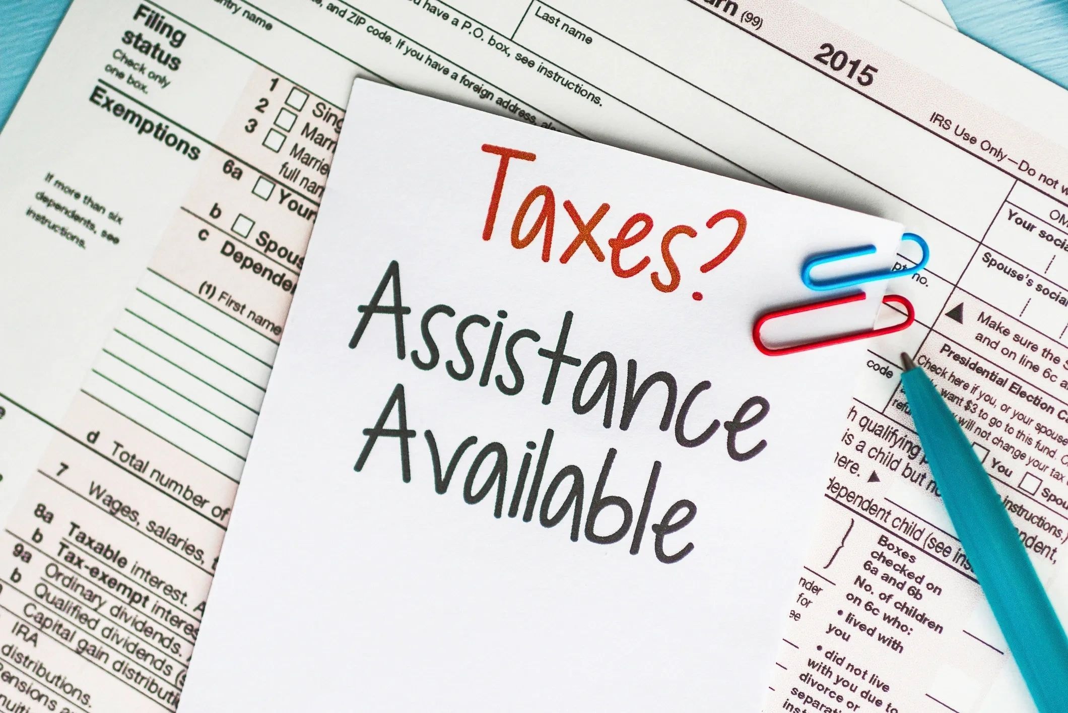 Taxes? Assistance Available
